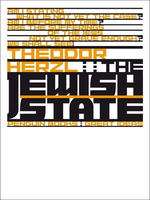 cover image of The Jewish State